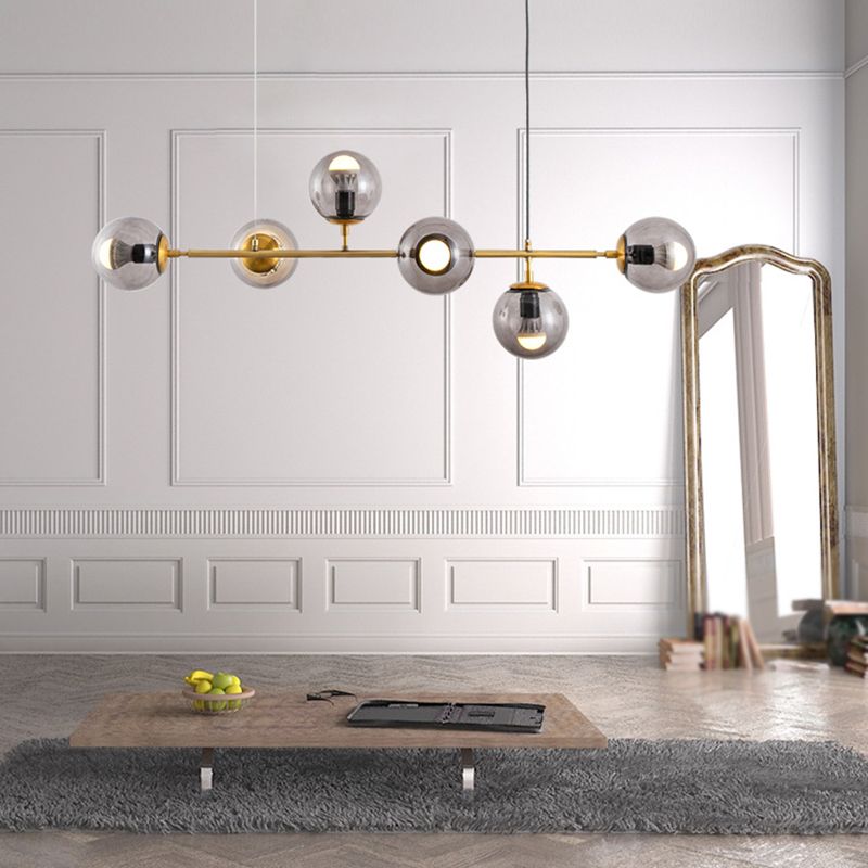 Modern Style Island Light Glass Hanging Light for Dining Room