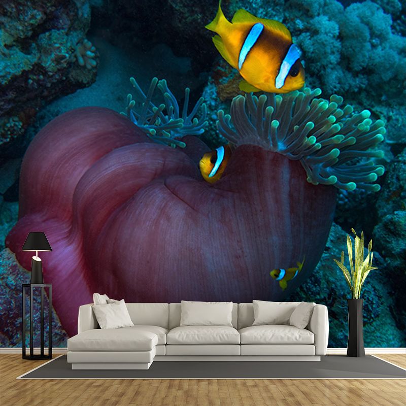 Photography Seabed Wall Murals Mildew Resistant Wall Murals for Home