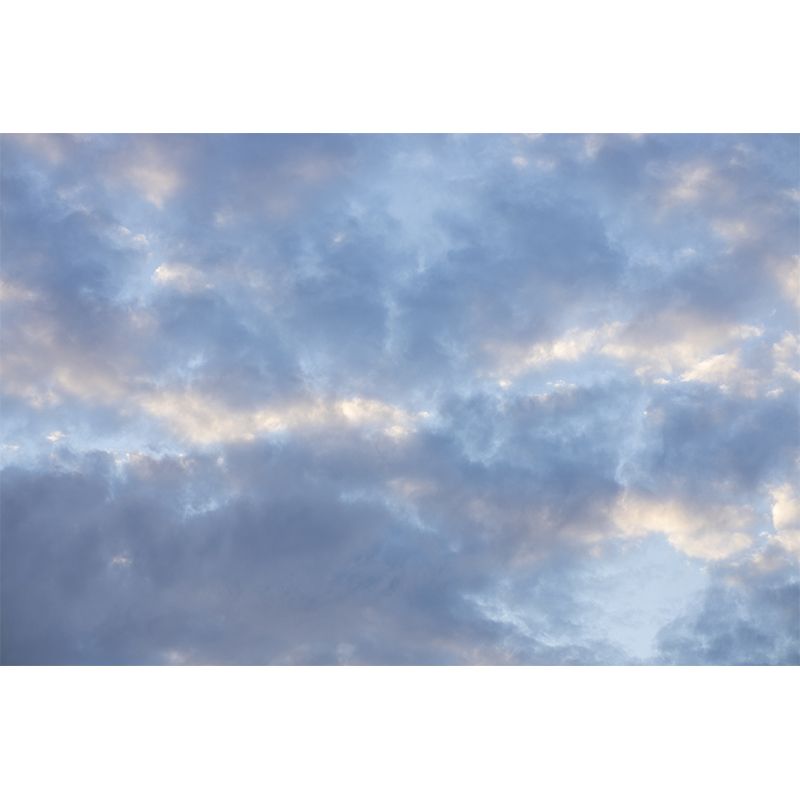 Blue Sky Mural Wallpaper for Restaurant Decor Water Resistant, Made to Measure