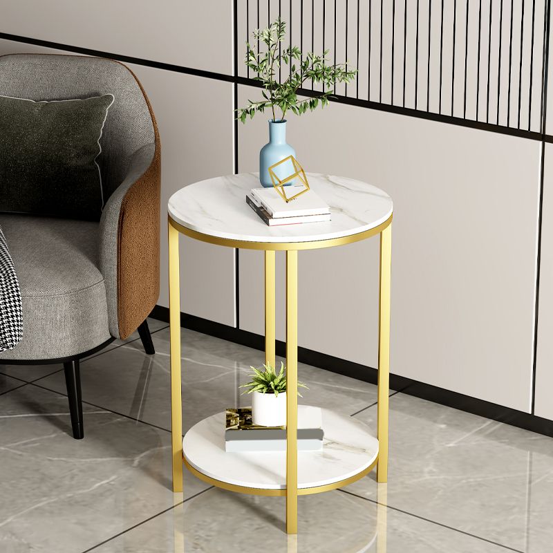 Minimalist Slate Side End Table 4 Legs Side End Table for Living Room