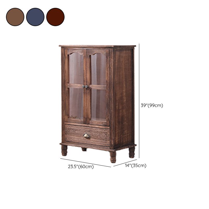 13.65-inch Width Coastal Storage Chest Dresser Solid Wood Storage Chest