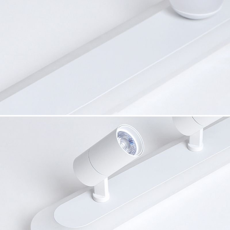 Modern Style Geometry Ceiling Fixtures Metal Ceiling Mounted Lights in White