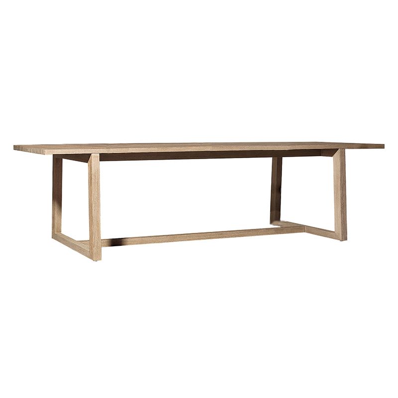 Brown Patio Dining Table Set 1/5/7 Pcs Wood Frame Patio Dining Table and Chair