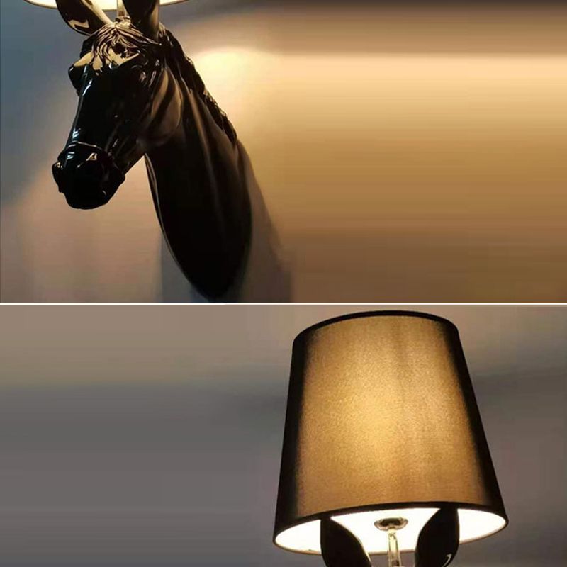 Geometric Wall Light Fixture Modern Resin 1 Light Wall Sconce