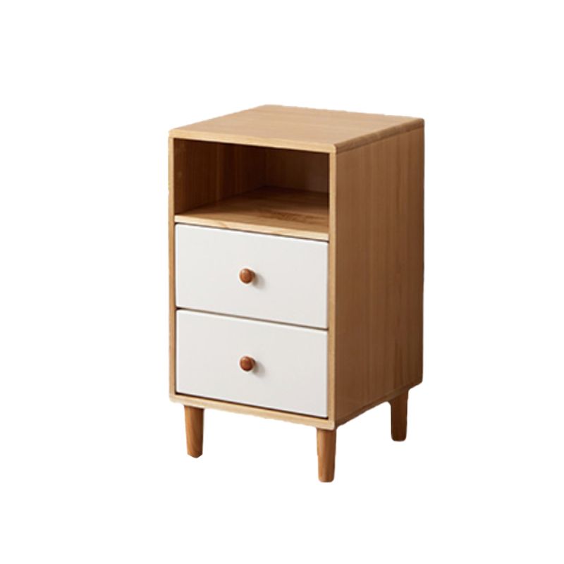 Modern Solid Wood Chest with 4 Natural Legs and Soft Close Drawers