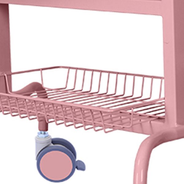 Plastic Contemporary Nursery Bed Under Crib Storage with Guardrail