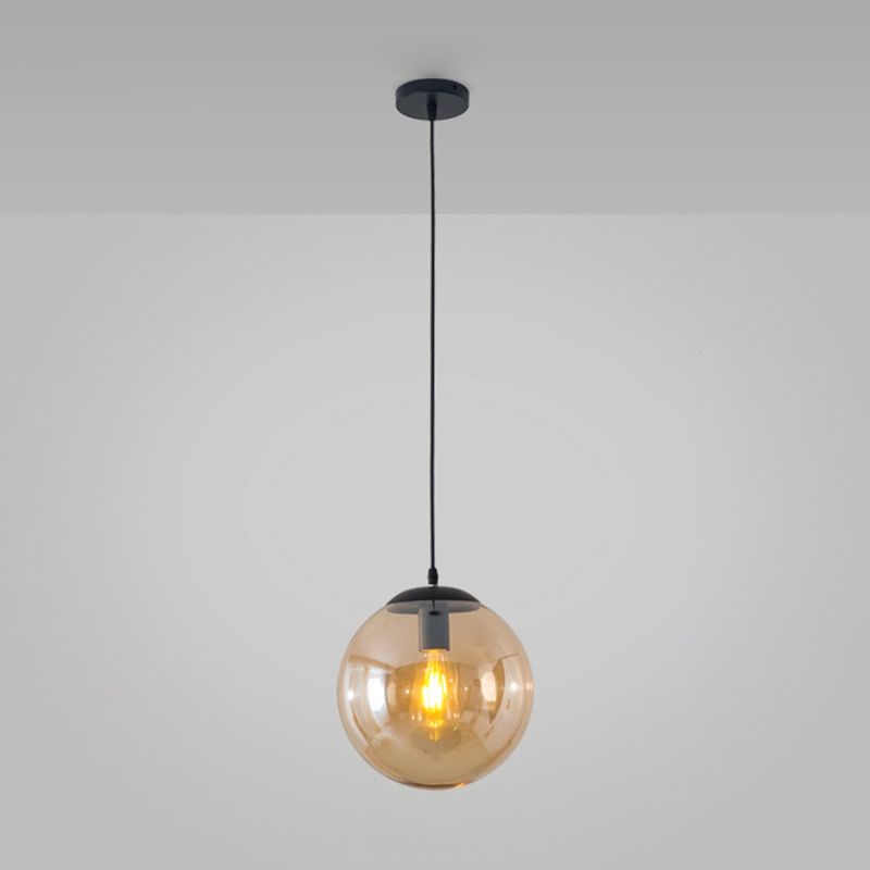 Ball Hanging Lights Industrial Style Glass 1 Light Pendant Light Kit