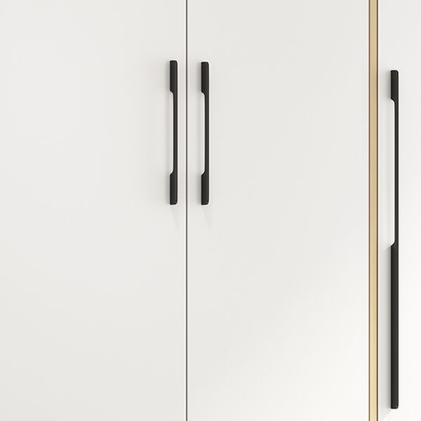Hinged Engineered Wood Wardrobe Closet Modern Wardrobe Cabinet