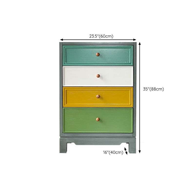 Nautical Bedroom Wooden Storage Chest 16" Wide Chest with Drawers