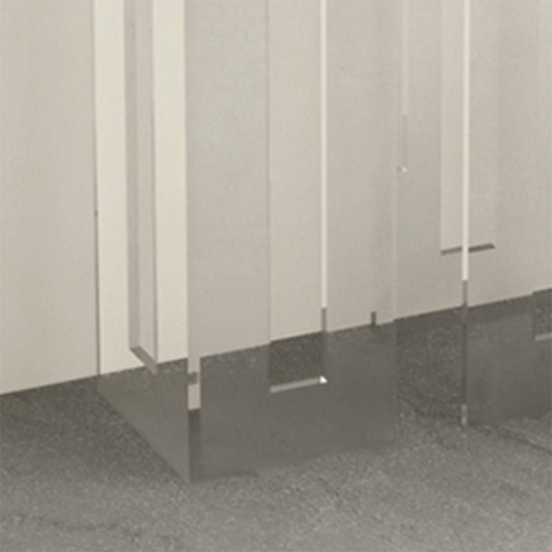 Modern Rectangle Console Accent Table with Acrylic Bracket for Hall