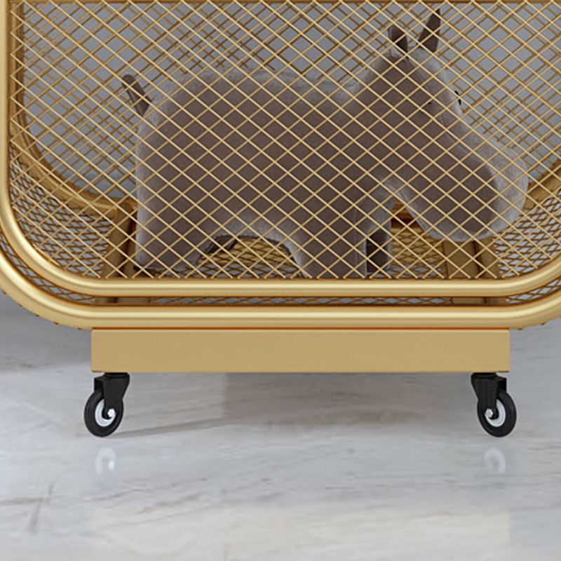 Modern 2-door Wardrobe Armoire Steel Storage Cabinet with 2 Shelves and Clothes Rail