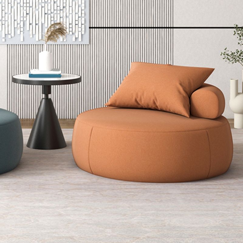 33.5"/39.3" Wide Armless Pillow Back Slipper Chair for Bedroom