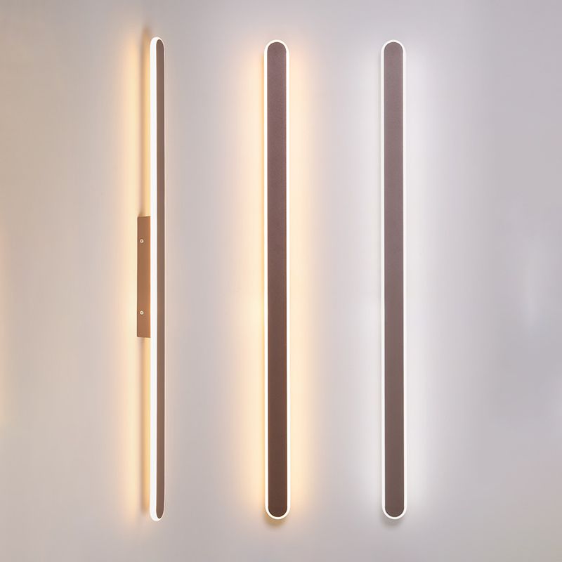 Modern LED Wall Mount Light 1-Light Wall Light with Acrylic Shade for Bedroom