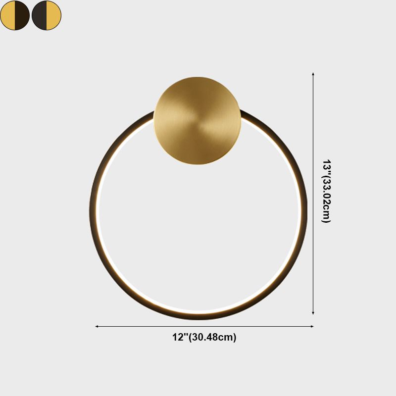 Geometrische Form Metallwandbeleuchtung moderne ein Lichtwandmontageleuchte