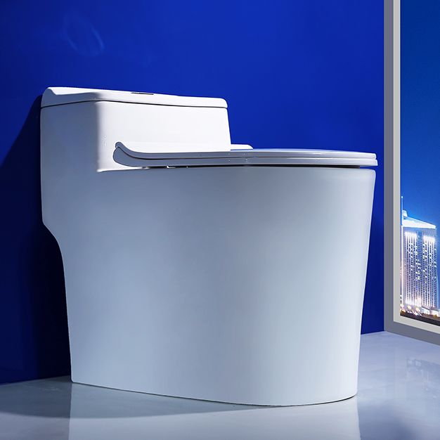 Traditional Toilet Bowl One Piece Floor Mounted Siphon Jet Porcelain Toilet