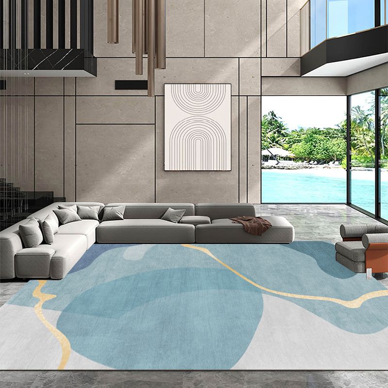 Minimalistisch gebied Rug vrijetijdscontrastpaneel Polyester Werkbestendig gebied Rug voor woonkamer