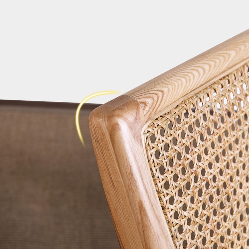 Wood Armless Chair Slipper Accent Chair Tight Back Chair for Living Room