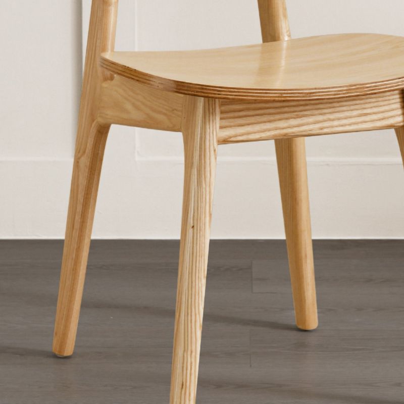Solid Wood Dining Room Chairs Industrial Style Open Back Dining Chair