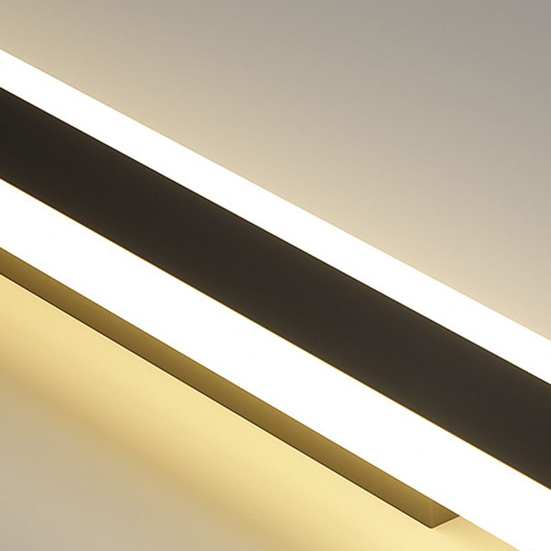 Langstreifen Schatten Wandbeleuchtung moderner nordischer Metall 1 Light Leuchtenlampe