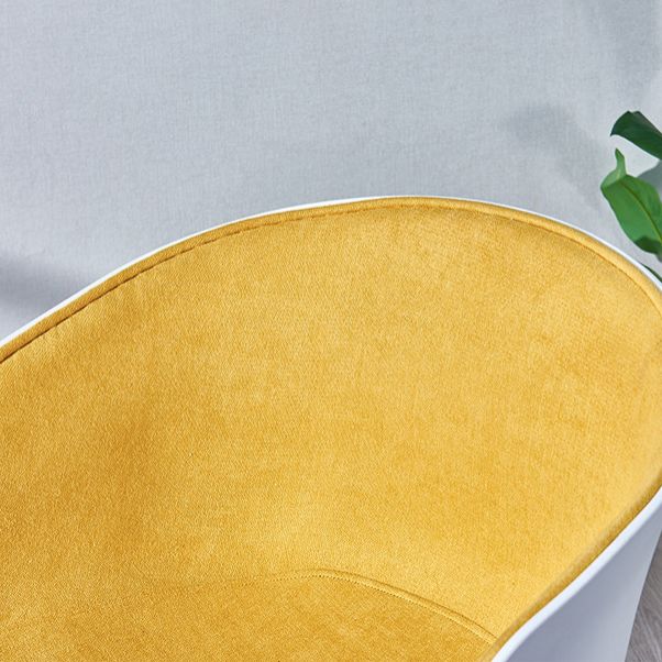 Fauteuil de salle à manger à dossier solide blanc moderne, fauteuil de cuisine en bois