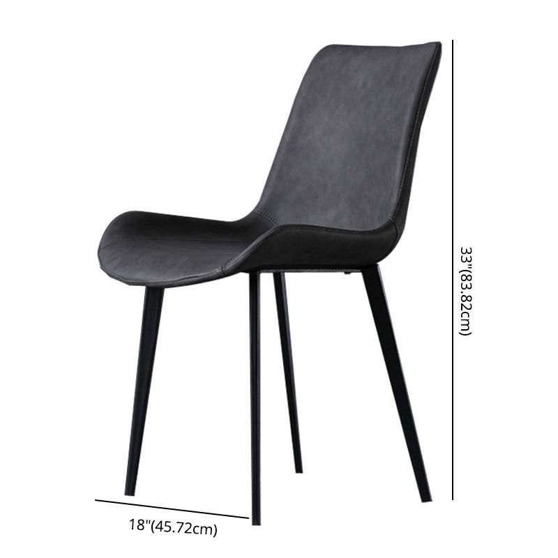 Modern Sintered Stone Gray Dining Set with Rectangle Tabale and Metal Base Dining Set