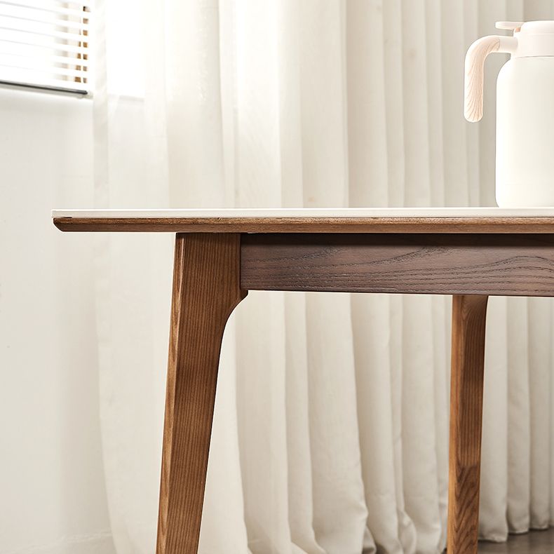 1/4/6/7/9 Pcs Modern Style Rectangle Stone Standard Height Dining Table Furniture