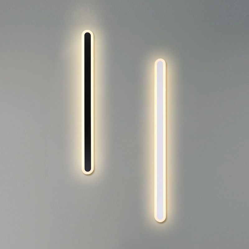 Lineare Form Metallwandbeleuchtung moderne 1-Licht-Wandleuchten