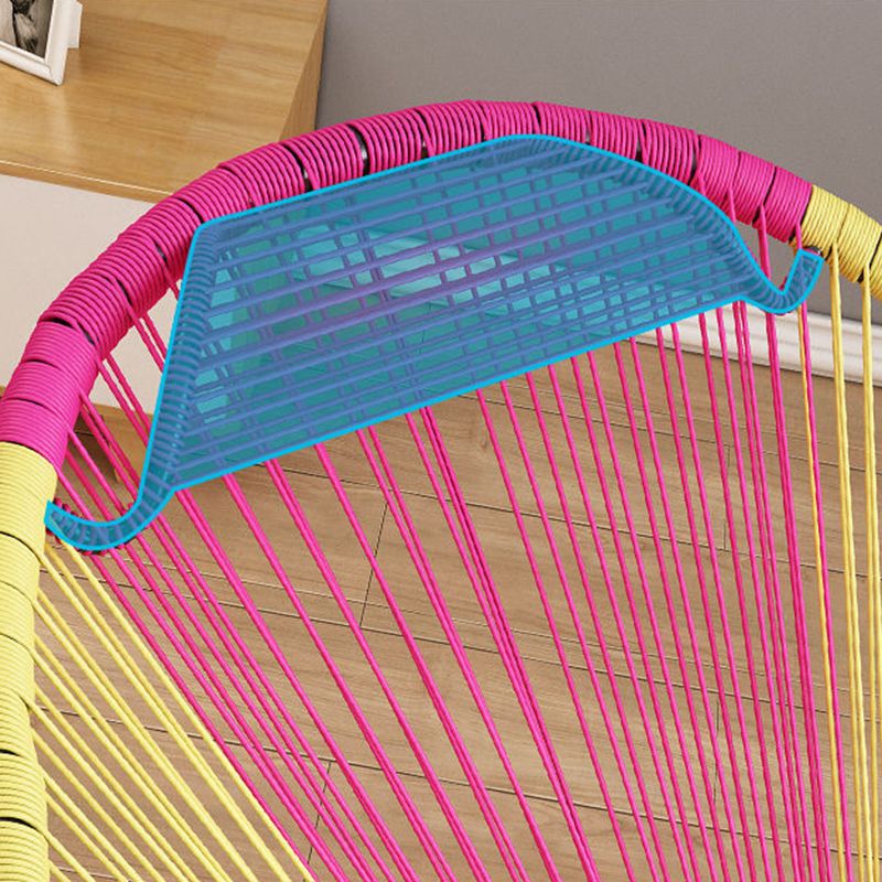 Simple Style Iron Base Balcony Lazy Chair Leisure Rocking Chair