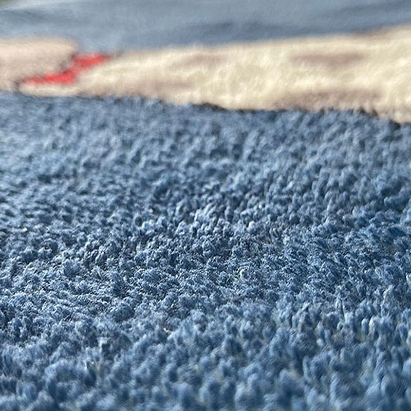 Contemporary Indoor Rug Simple Abstract Pattern Polyester Stain Resistant Area Rug for Living Room