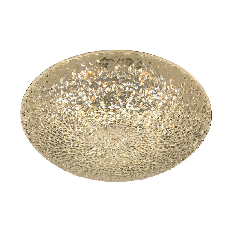 Kom spoelbevestiging lamp Minimalistisch acryl LED helder plafondlicht in wit/warm/natuurlijk licht voor slaapkamer