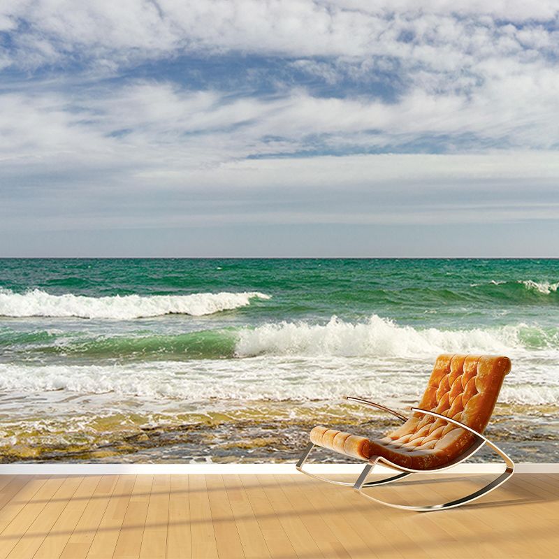 Decorative Mural Photography Sea Wall Mural Wallpaper Dining Room Wall Covering