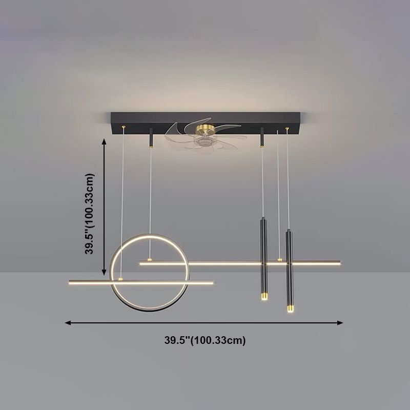 Linear Island Lighting Fixtures Contemporary Metal Island Lighting Ideas in Black