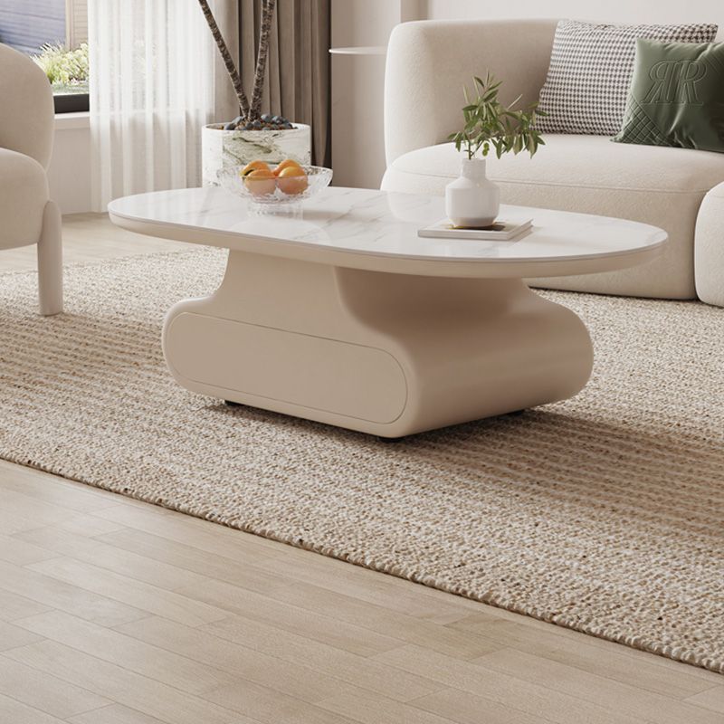 29" Wide Contemporary Coffee Table Single Cocktail Table with Drawer