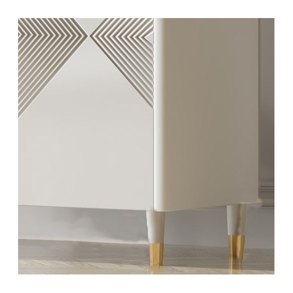 Glam Style Sideboard Wood Adjustable Shelving Side Board with Cabinets and Drawers