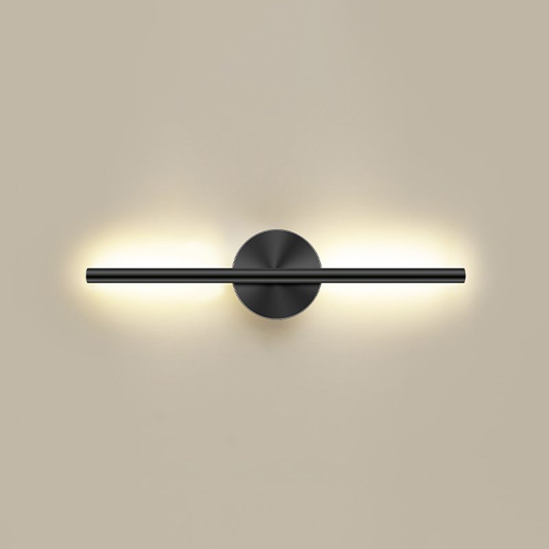Zeitgenössische Metall Wandleuchte gerade Form LED Wandleuchte für Schlafzimmer