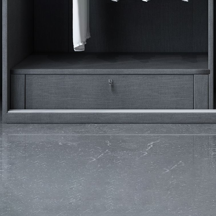 Manufactured Wood Glossy White Storage Cabinet Modern Cabinet for Bedroom