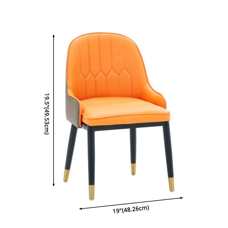 Ensemble de salle à manger en pierre fritrée moderne Hauteur standard avec haut rectangle et jambes de jambes dorées