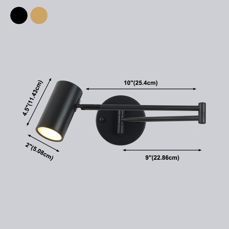 Living Room Wall Sconce Simple Adjustable 1 Light Wall Mounted Light Fixture