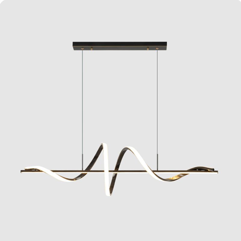 Modern Style Pendant Lighting Fixtures Black/Gold Island Lighting Ideas for Kitchen