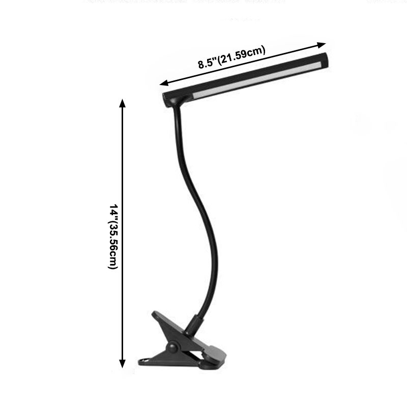 1 Light Linear Nightstand Lamps Modern Table Lamps Metal Night Table Lamps