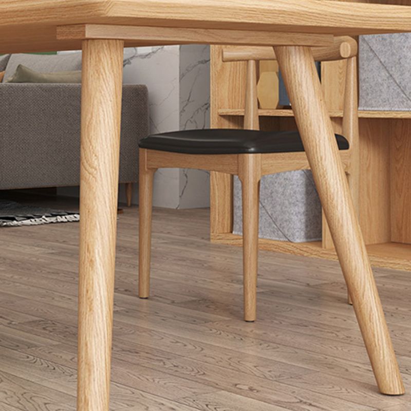 Contemporary Solid Wood Dining Table Natural Dining Table for Dining Room