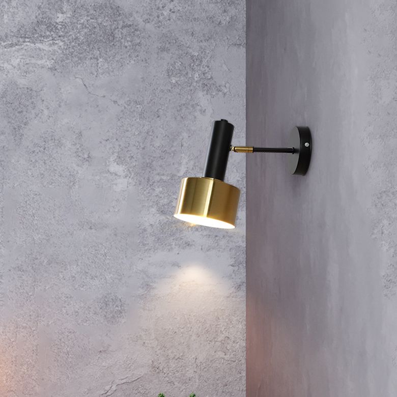 Cilindro Luz de pared contemporánea Luz de montaje de pared de 1 luz para dormitorio