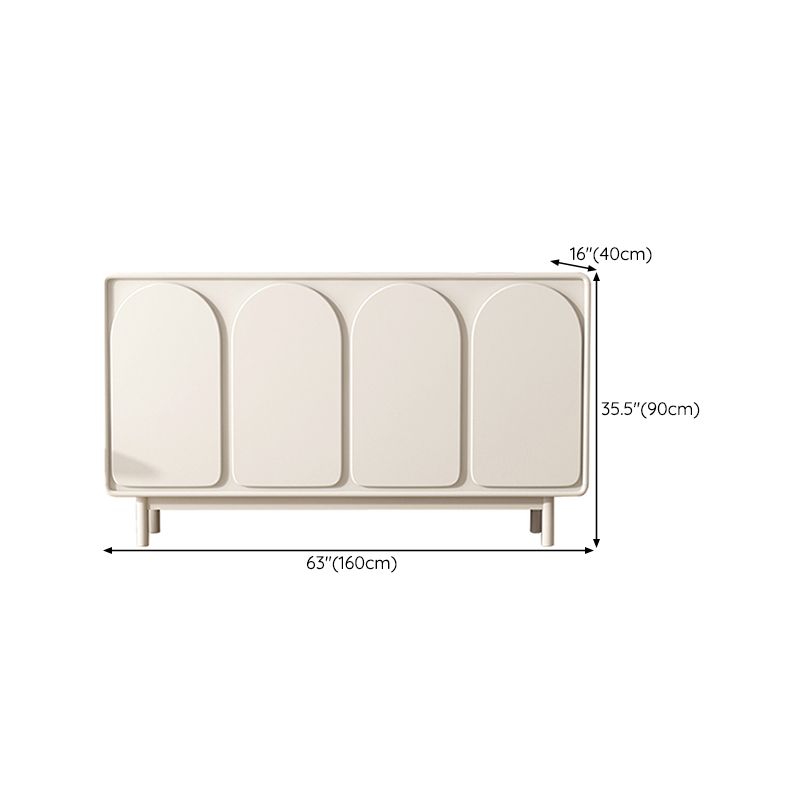 Modern Style Sideboard Table Wood Sideboard Table with Cabinets