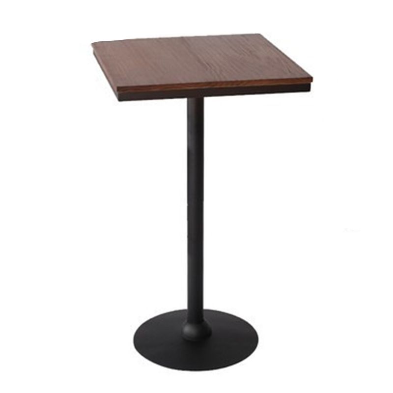 Industrial 1/2/3/4/5 Pieces Solid Wood Bar Table Set Fixed Counter Set for Home Use