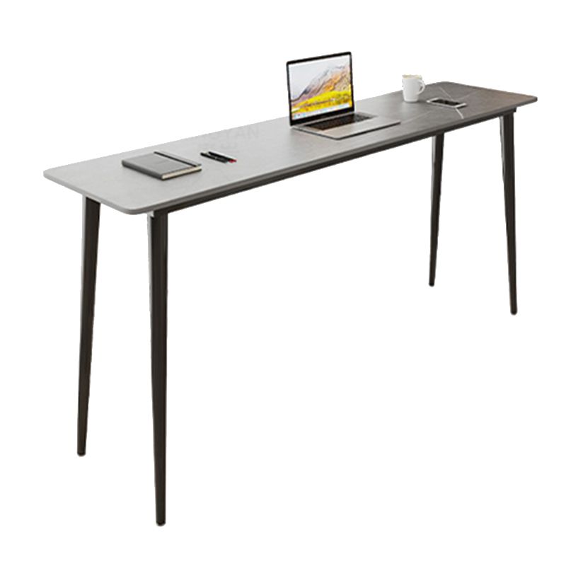 Modern Rectangle Stone Counter Table 1/2/3 Pieces Bar Table Set for Cafe