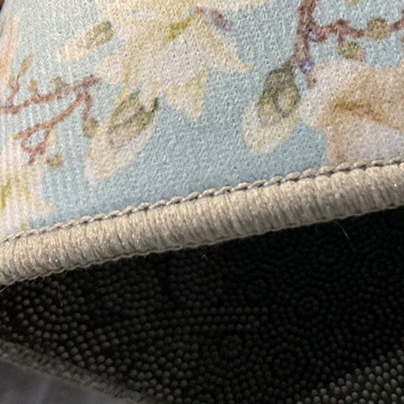 Weinrotes Muster Teppich Polyester Vintage Teppichfleck widerstandsfähiger Teppich für Wohnzimmer