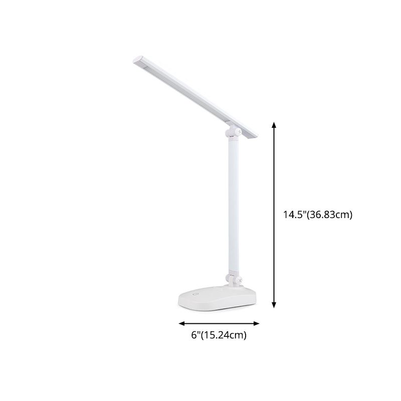 Foldable USB Table Lamp Modern Plastic Kids Bedroom LED Reading Book Light