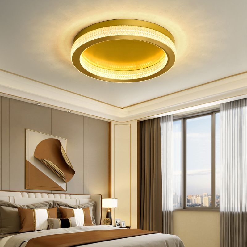 Modern Style Ceiling Light 1-Light Ceiling Mount Light with Acrylic Shade for Living Room