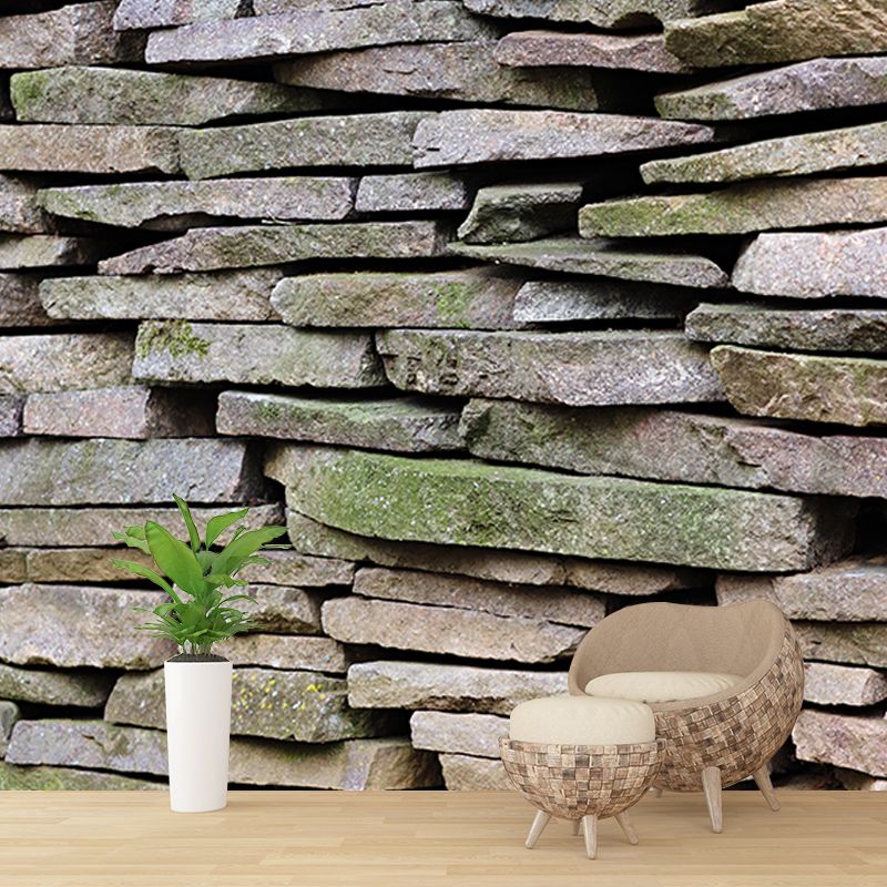 Photography Industrial Style Brick Wall Mural Wallpaper Horizontal Room Wall Art