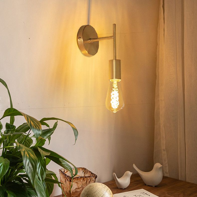 Postmodern Vanity Light Metallic Wall Light Sconce for Washroom